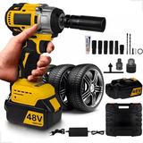 Llave de Impacto Recargable 48 V Bivolt Com 2 Baterias 2000 Mah, 2300 Rpm - Voltforge™