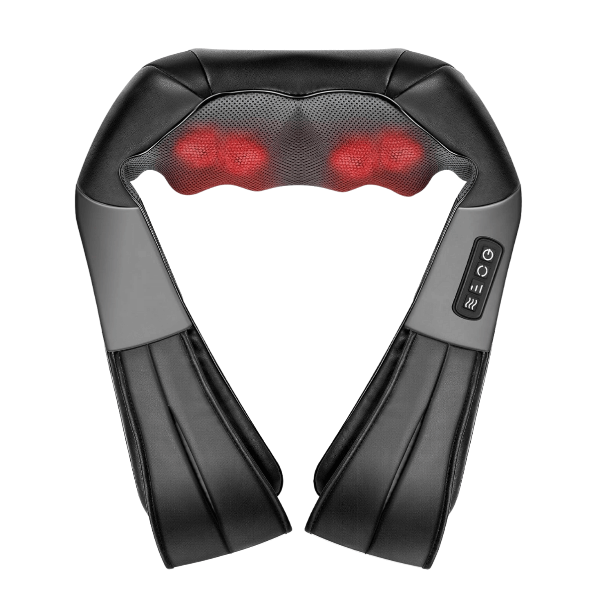 Massageador Shiatsu 3d Eléctrico Com Aquecimento – 8 Nódulos, 3 Níveis de Intensidade - Kneadblaze™
