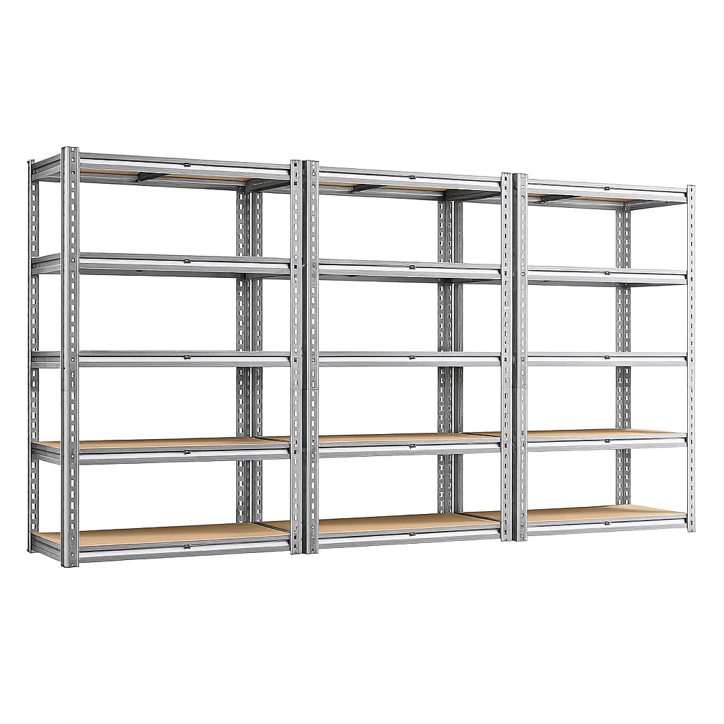 FlexiRack™ 5-Tier Metal Shelving Unit for Garage, Kitchen & Utility Room — 2,000 lb total load