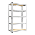 FlexiRack™ 5-Tier Metal Shelving Unit for Garage, Kitchen & Utility Room — 2,000 lb total load