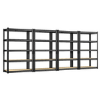 FlexiRack™ 5-Tier Metal Shelving Unit for Garage, Kitchen & Utility Room — 2,000 lb total load