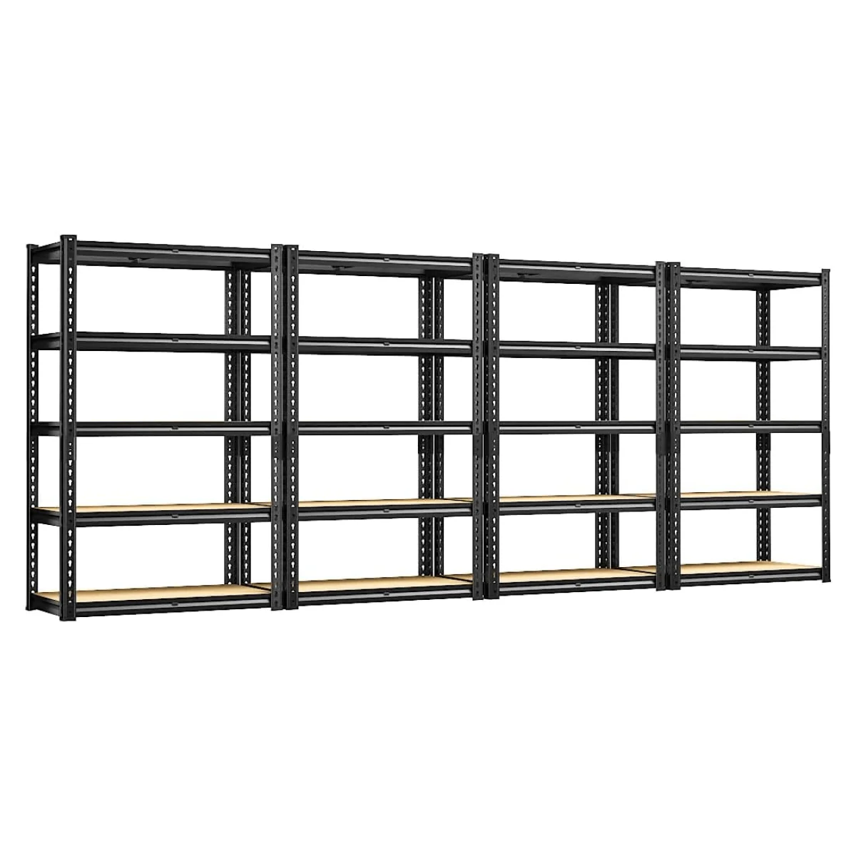 FlexiRack™ 5-Tier Metal Shelving Unit for Garage, Kitchen & Utility Room — 2,000 lb total load