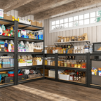 FlexiRack™ 5-Tier Metal Shelving Unit for Garage, Kitchen & Utility Room — 2,000 lb total load